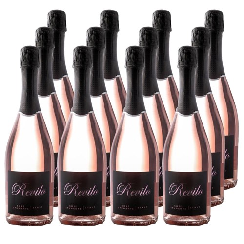 Revilo Rose Spumante 75cl Crate of 12 Prosecco